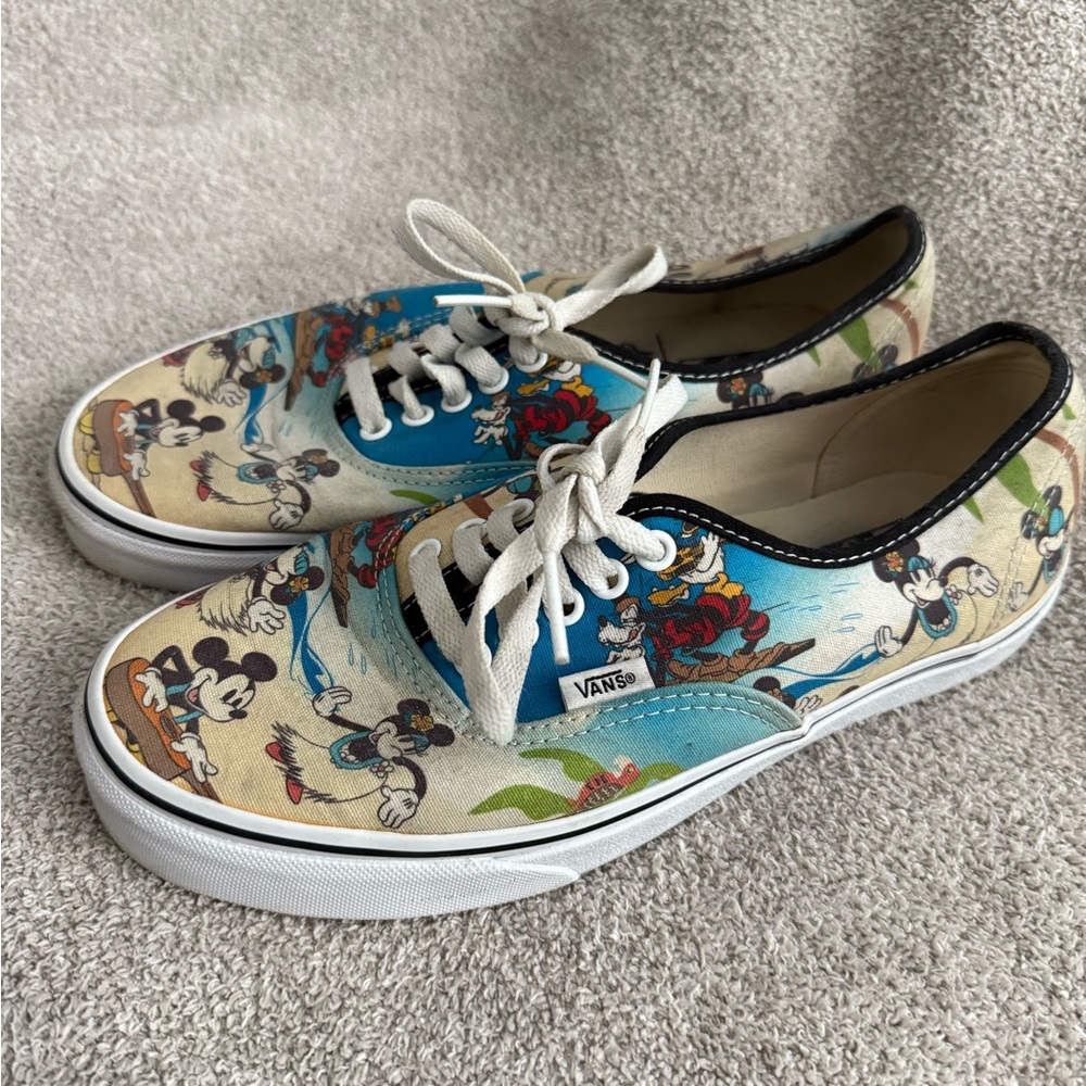 Vans X Disney Hawaiian Canvas Sneakers